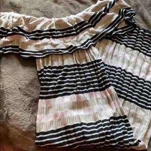 Free People off the shoulder knit maxi dress